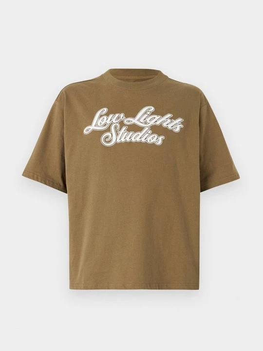 Zdjęcie produktu T-shirt z nadrukiem Low Lights Studios khaki