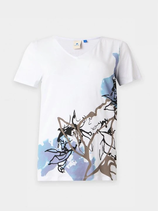 Zdjęcie produktu T-shirt z nadrukiem LUHTA biały