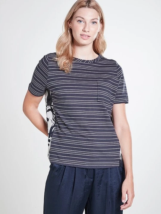 Zdjęcie produktu T-shirt z nadrukiem LUISA CERANO