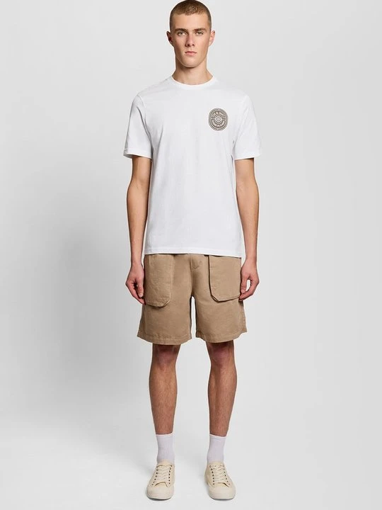 Zdjęcie produktu T-shirt z nadrukiem Lyle & Scott biały