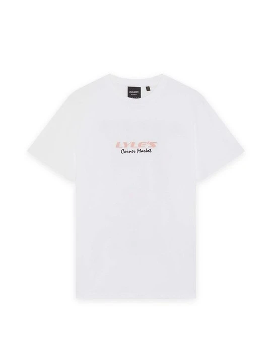 Zdjęcie produktu T-shirt z nadrukiem Lyle & Scott biały