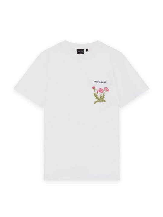 Zdjęcie produktu T-shirt z nadrukiem Lyle & Scott biały