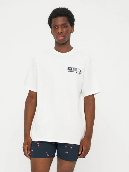 Zdjęcie produktu T-shirt z nadrukiem Lyle & Scott czarny