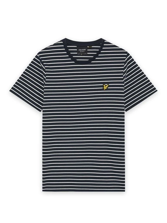 Zdjęcie produktu T-shirt z nadrukiem Lyle & Scott niebieski