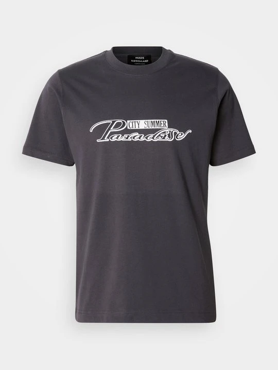 Zdjęcie produktu T-shirt z nadrukiem Mads Nørgaard ciemnoszary