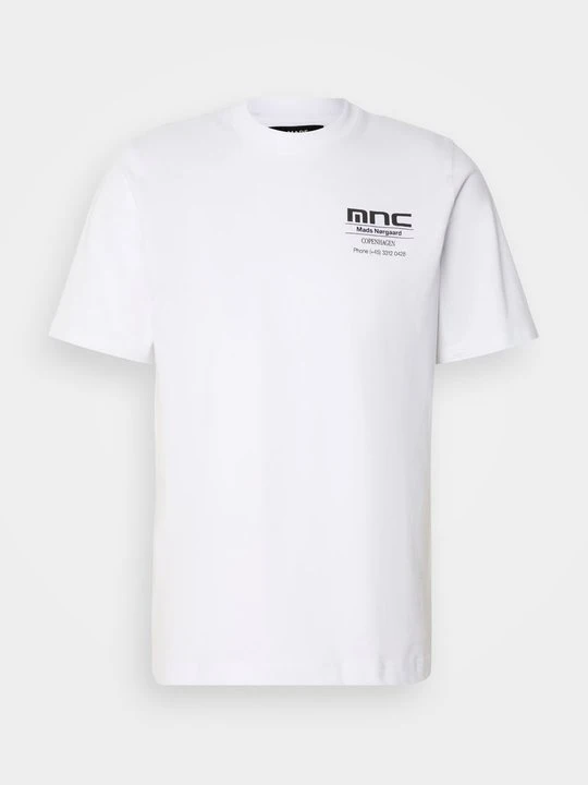 Zdjęcie produktu T-shirt z nadrukiem Mads Nørgaard biały