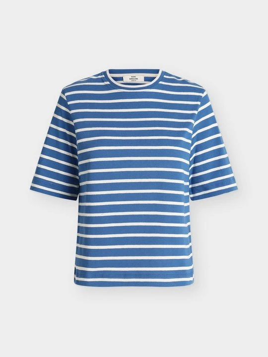 Zdjęcie produktu T-shirt z nadrukiem Mads Nørgaard niebieski