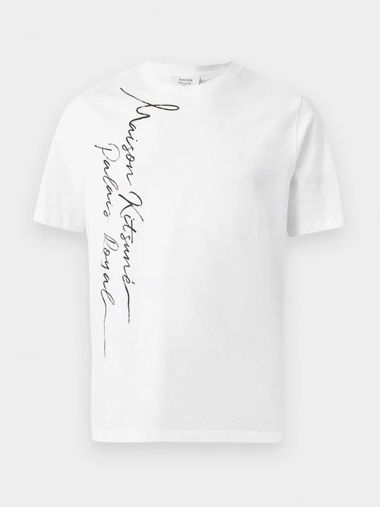 Zdjęcie produktu T-shirt z nadrukiem Maison Kitsuné biały