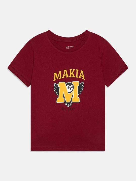 Zdjęcie produktu T-shirt z nadrukiem Makia bordowy