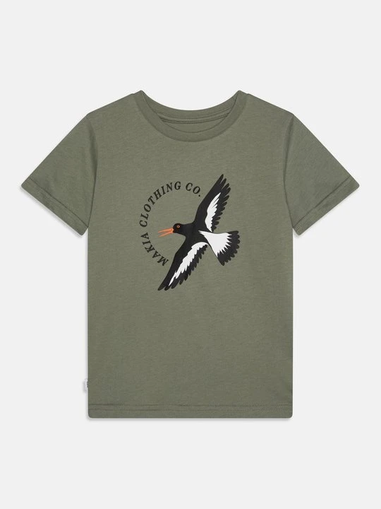 Zdjęcie produktu T-shirt z nadrukiem Makia zielony