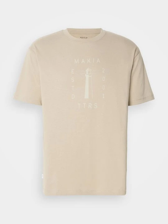 Zdjęcie produktu T-shirt z nadrukiem Makia beżowy