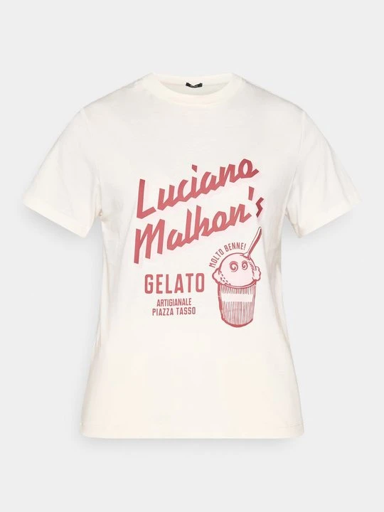 Zdjęcie produktu T-shirt z nadrukiem Malbon biały