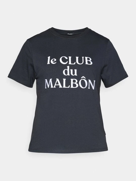 Zdjęcie produktu T-shirt z nadrukiem Malbon czarny