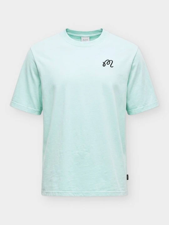 Zdjęcie produktu T-shirt z nadrukiem Malbon jasnoniebieski