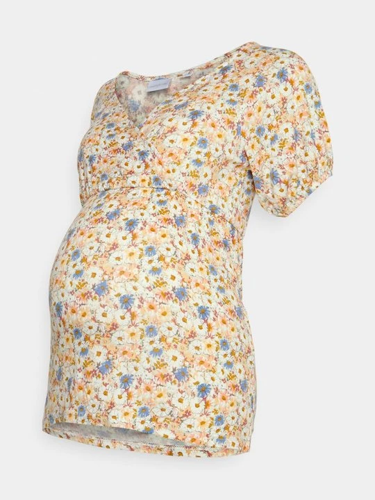 Zdjęcie produktu T-shirt z nadrukiem Mamalicious żółty