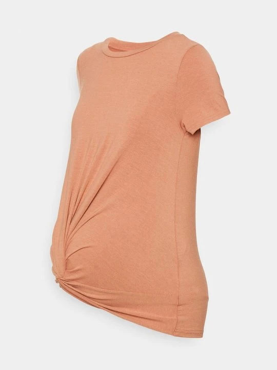Zdjęcie produktu T-shirt z nadrukiem Mamalicious brązowy