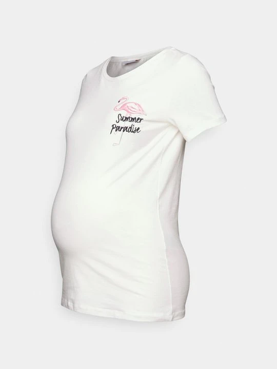 Zdjęcie produktu T-shirt z nadrukiem Mamalicious biały