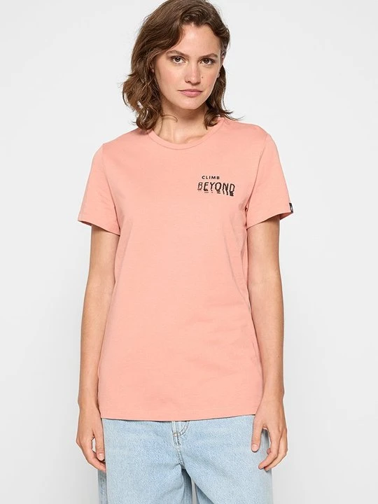 Zdjęcie produktu T-shirt z nadrukiem Mammut morelowy