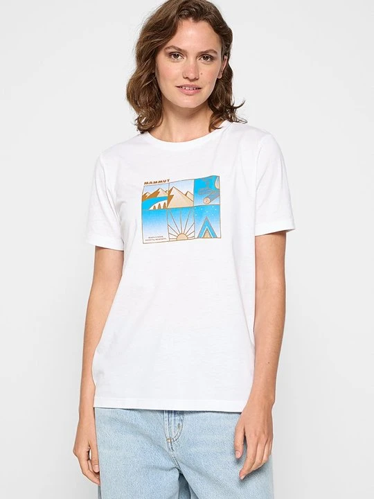 Zdjęcie produktu T-shirt z nadrukiem Mammut biały