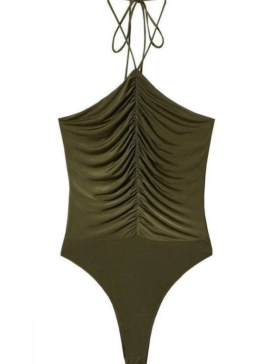 Zdjęcie produktu T-shirt z nadrukiem Mango khaki