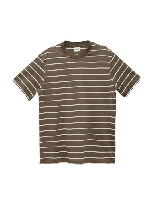 Zdjęcie produktu T-shirt z nadrukiem Mango khaki