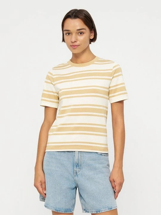 Zdjęcie produktu T-shirt z nadrukiem Mango brązowy