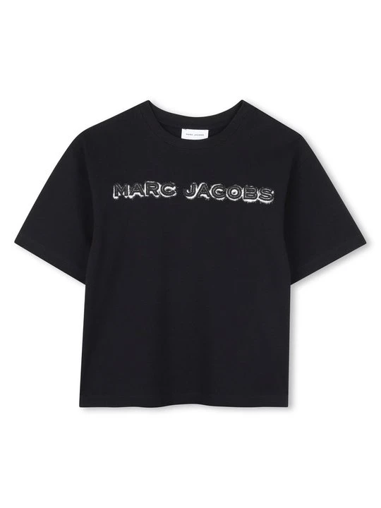 Zdjęcie produktu T-shirt z nadrukiem MARC JACOBS KIDS czarny