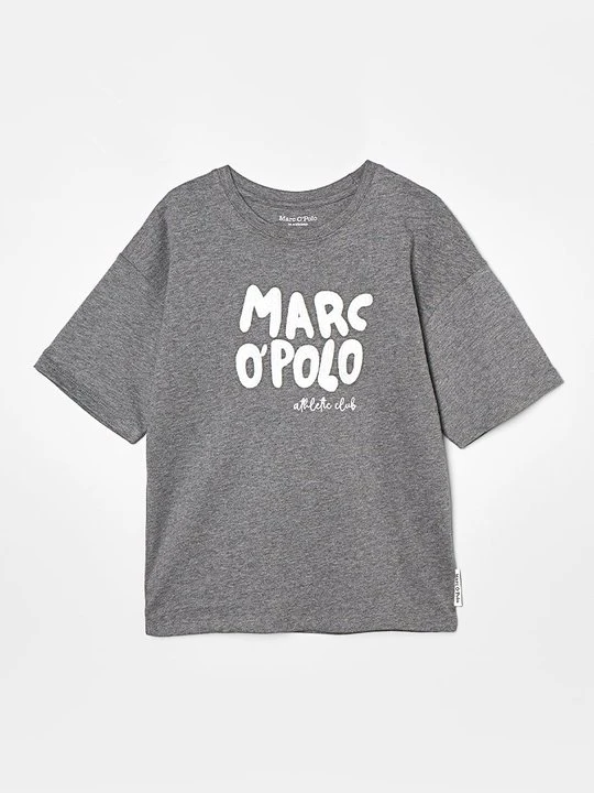 Zdjęcie produktu T-shirt z nadrukiem Marc O'Polo szary
