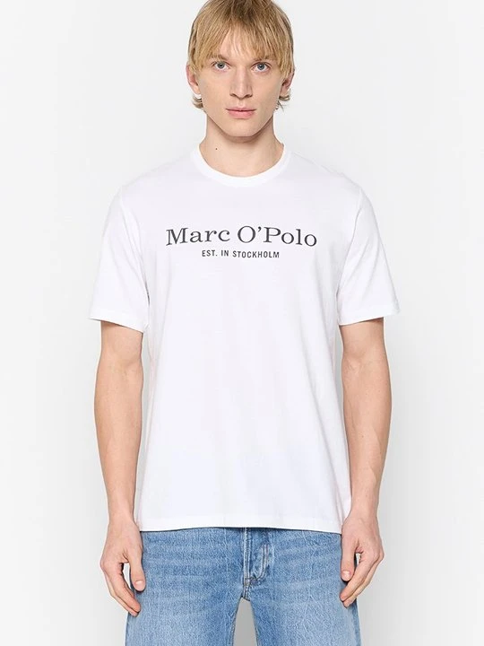 Zdjęcie produktu T-shirt z nadrukiem Marc O'Polo biały