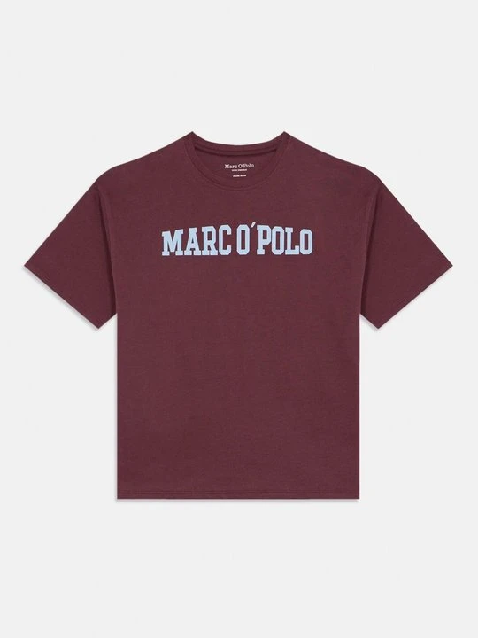 Zdjęcie produktu T-shirt z nadrukiem Marc O'Polo bordowy