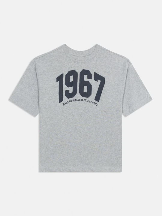 Zdjęcie produktu T-shirt z nadrukiem Marc O'Polo szary