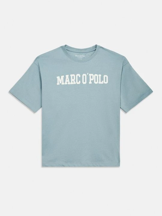Zdjęcie produktu T-shirt z nadrukiem Marc O'Polo niebieski