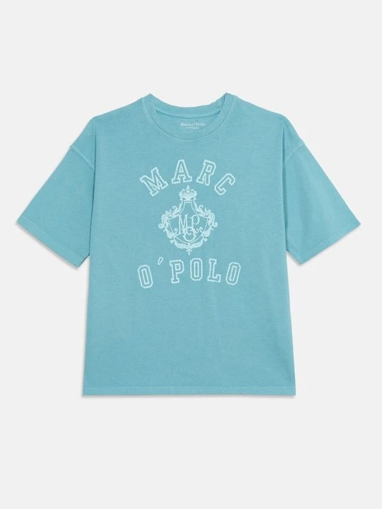 Zdjęcie produktu T-shirt z nadrukiem Marc O'Polo jasnoniebieski