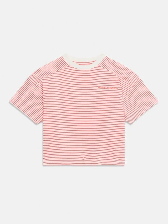 Zdjęcie produktu T-shirt z nadrukiem Marc O'Polo koralowy