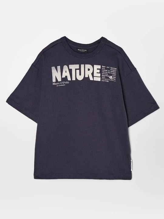 Zdjęcie produktu T-shirt z nadrukiem Marc O'Polo granatowy