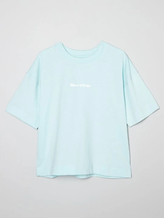 Zdjęcie produktu T-shirt z nadrukiem Marc O'Polo jasnoniebieski