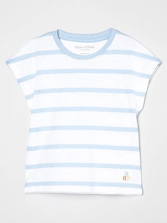 Zdjęcie produktu T-shirt z nadrukiem Marc O'Polo niebieski