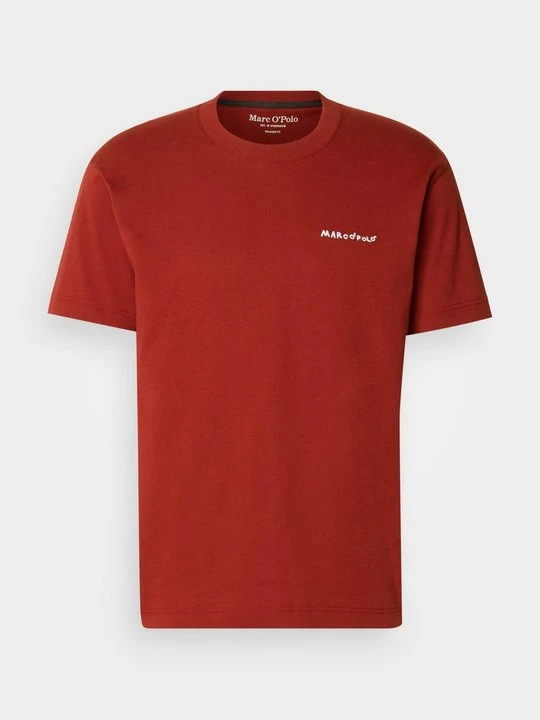 Zdjęcie produktu T-shirt z nadrukiem Marc O'Polo bordowy