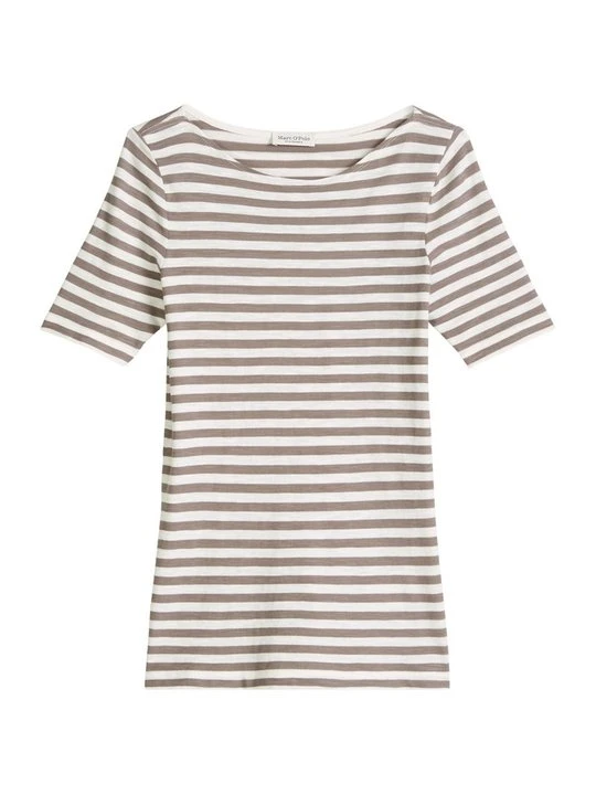 Zdjęcie produktu T-shirt z nadrukiem Marc O'Polo brązowy
