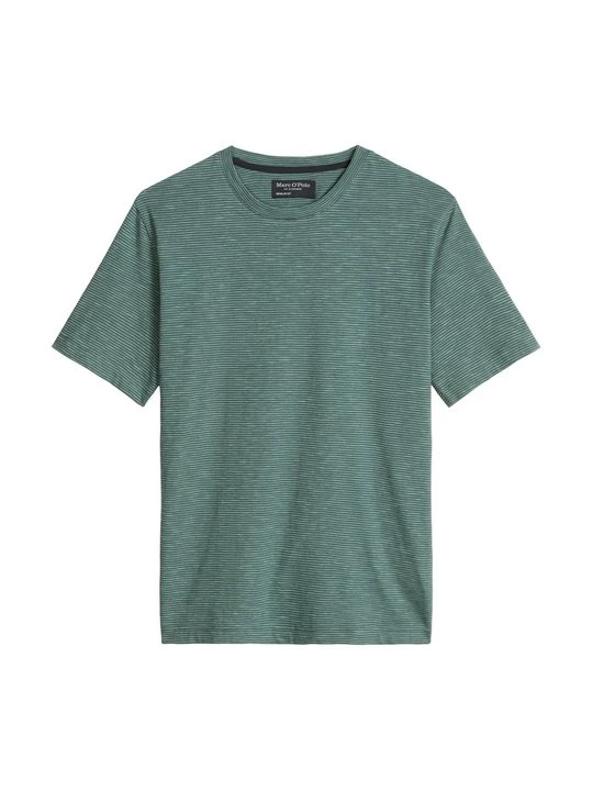 Zdjęcie produktu T-shirt z nadrukiem Marc O'Polo ciemnozielony