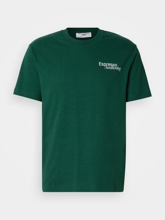 Zdjęcie produktu T-shirt z nadrukiem Marc O'Polo zielony