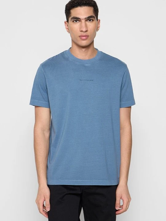 Zdjęcie produktu T-shirt z nadrukiem Marc O'Polo niebieski