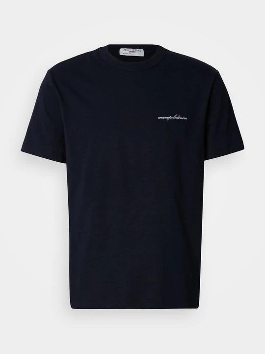 Zdjęcie produktu T-shirt z nadrukiem Marc O'Polo granatowy