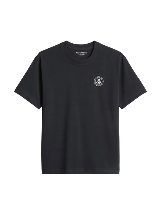 Zdjęcie produktu T-shirt z nadrukiem Marc O'Polo granatowy