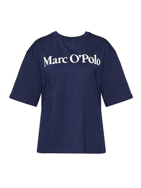 Zdjęcie produktu T-shirt z nadrukiem Marc O'Polo granatowy
