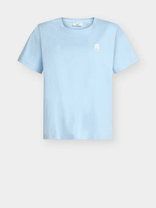 Zdjęcie produktu T-shirt z nadrukiem Marc O'Polo jasnoniebieski
