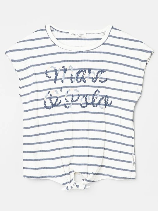 Zdjęcie produktu T-shirt z nadrukiem Marc O'Polo niebieski