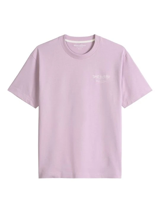 Zdjęcie produktu T-shirt z nadrukiem Marc O'Polo liliowy