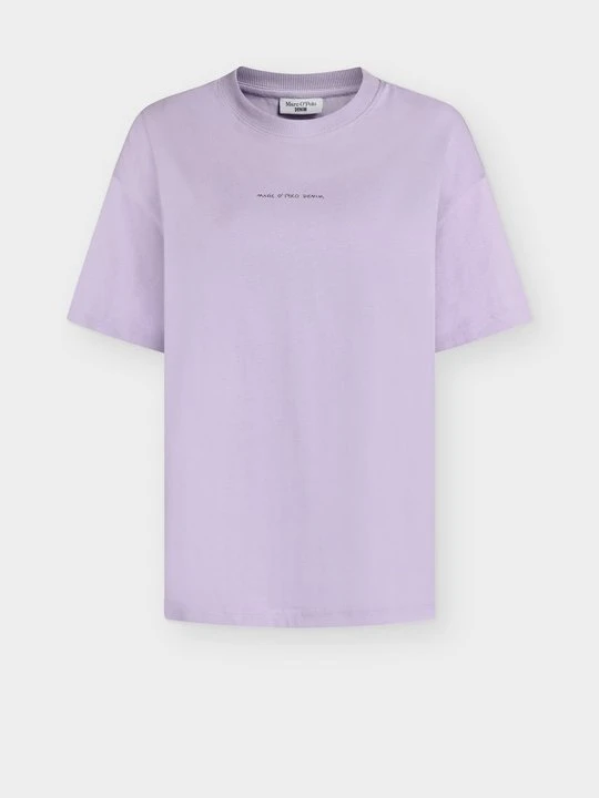 Zdjęcie produktu T-shirt z nadrukiem Marc O'Polo liliowy