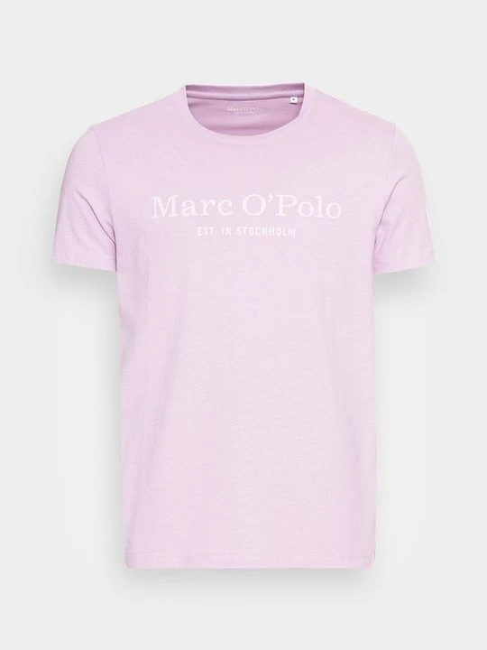 Zdjęcie produktu T-shirt z nadrukiem Marc O'Polo liliowy